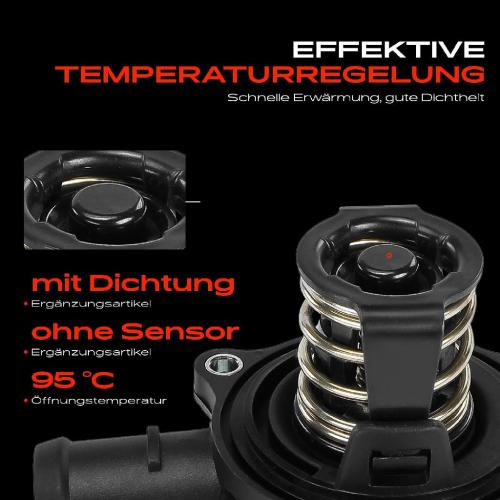 1x Thermostat Kühlmittel für VW Phaeton Touareg Audi A4 Avant A5 Sportback Q7 2.7L Bild 1x Thermostat Kühlmittel für VW Phaeton Touareg Audi A4 Avant A5 Sportback Q7 2.7L