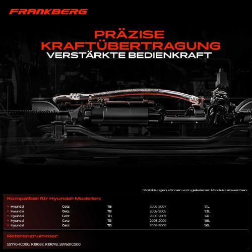 2x Seilzug Feststellbremse Hinterachse beidseitig für Hyundai Getz TB 1.1L 1.3L 1.4L 2002-2009 Bild 2x Seilzug Feststellbremse Hinterachse beidseitig für Hyundai Getz TB 1.1L 1.3L 1.4L 2002-2009