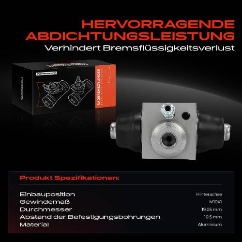 1x Radbremszylinder Hinten für VW Golf III Polo Passat Audi 80 100 Seat Bild 1x Radbremszylinder Hinten für VW Golf III Polo Passat Audi 80 100 Seat