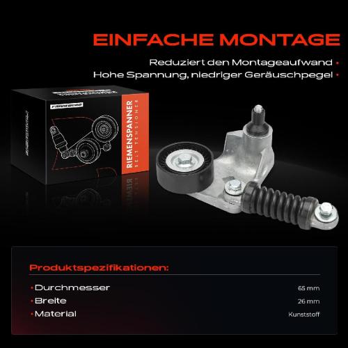 1x Spannrolle Riemenspanner für Ford Mondeo III Transit 2.0L 2.2L Bild 1x Spannrolle Riemenspanner für Ford Mondeo III Transit 2.0L 2.2L