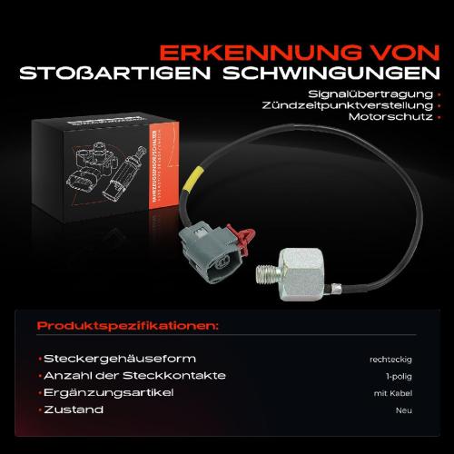 Frankberg 1x Klopfsensor Klopfgeber für Mazda 323 626 GE GF GW Premacy CP MPV II MX-6 Bild Frankberg 1x Klopfsensor Klopfgeber für Mazda 323 626 GE GF GW Premacy CP MPV II MX-6