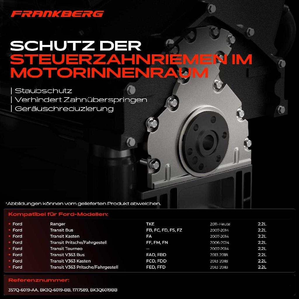 1x Steuergehäuse Abdeckung Steuerkette Deckel für Ford Transit V363 Ranger 2.2L