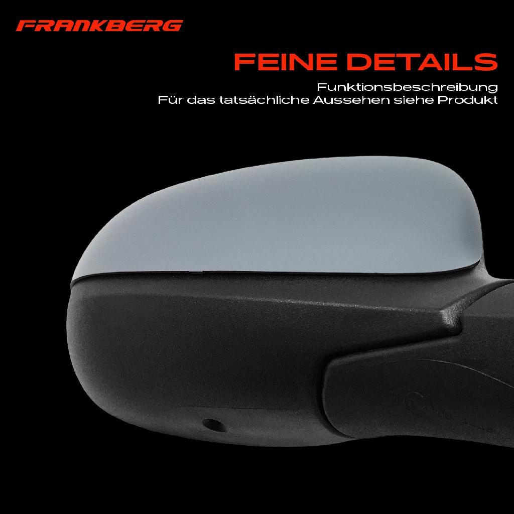 1x Außenspiegel Rechts für Ford KA RU8 1.2L 2008-2016