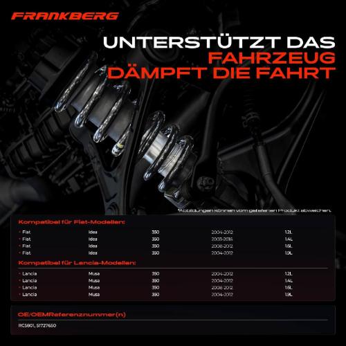 2x Fahrwerksfeder Hinterachse für Fiat Idea 350 Lancia Musa 350 1.2L 1.4L 1.6L 1.9L 2003-2016 Bild 2x Fahrwerksfeder Hinterachse für Fiat Idea 350 Lancia Musa 350 1.2L 1.4L 1.6L 1.9L 2003-2016