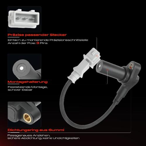 1x Kurbelwellensensor Impulsgeber für VW LT 28-35 28-46 II Transporter IV 2.5L Bild 1x Kurbelwellensensor Impulsgeber für VW LT 28-35 28-46 II Transporter IV 2.5L