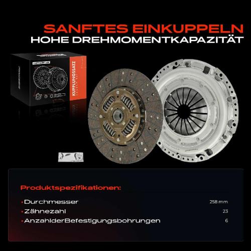 Frankberg 1x Kupplungssatz für Ford Tourneo Custom V362 Bus Transit Kasten V363 Pritsche/Fahrgestell 2.0L Bild Frankberg 1x Kupplungssatz für Ford Tourneo Custom V362 Bus Transit Kasten V363 Pritsche/Fahrgestell 2.0L