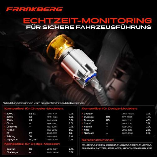 1x Kühlmitteltemperatur Sensor Temperatursensor für Jeep Cherokee Chrysler Dodge Bild 1x Kühlmitteltemperatur Sensor Temperatursensor für Jeep Cherokee Chrysler Dodge