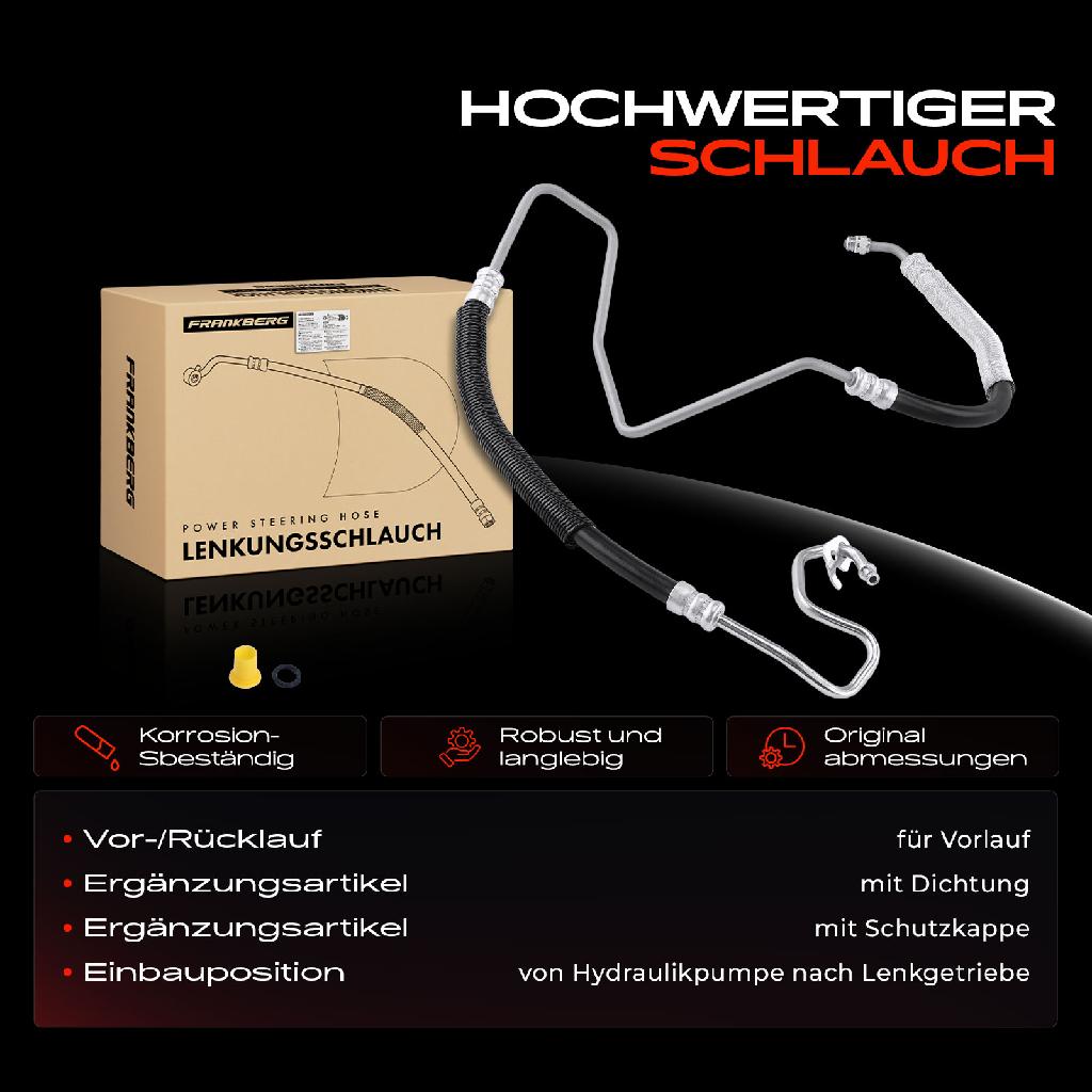1x Servolenkung Schlauch für Ford Focus DAW DBW DFW Turnier DNW 1998-2005 1.8L