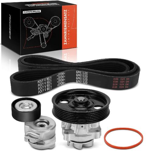 1x Keilrippenriemensatz Wasserpumpe für Opel Corsa D Corsa C Meriva Suzuki 1.3L Bild 1x Keilrippenriemensatz Wasserpumpe für Opel Corsa D Corsa C Meriva Suzuki 1.3L