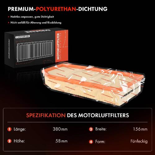 1x Luftfilter Filtereinsatz für Mercedes-Benz C-Klasse W203 S203 E-Klasse W210 S210 CLK Bild 1x Luftfilter Filtereinsatz für Mercedes-Benz C-Klasse W203 S203 E-Klasse W210 S210 CLK