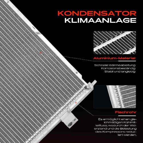 Frankberg 1x Kondensator Klimaanlage für Nissan Almera II Primera 1.5 1.8 1.9 2.2L 2000-2008 Bild Frankberg 1x Kondensator Klimaanlage für Nissan Almera II Primera 1.5 1.8 1.9 2.2L 2000-2008
