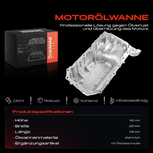 Frankberg 1x Ölwanne Motorölwanne für Peugeot Citroën 206 207 307 1007 Berlingo C2 C3 C4 Partner 1996-2018 Bild Frankberg 1x Ölwanne Motorölwanne für Peugeot Citroën 206 207 307 1007 Berlingo C2 C3 C4 Partner 1996-2018