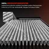 2x Innenraumfilter Aktivkohle für Audi A8 4E2 4E8 3.0L Benzin