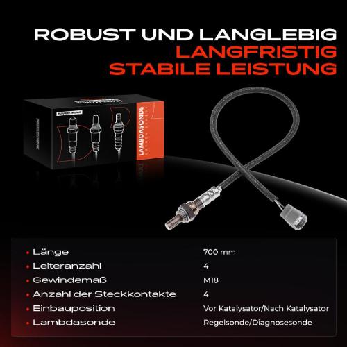 Frankberg 1x Lambdasonde Regelsonde/Diagnosesonde Vor/Nach Katalysator für Mazda CX-5 KF 2.0 Motorcode PE Bild Frankberg 1x Lambdasonde Regelsonde/Diagnosesonde Vor/Nach Katalysator für Mazda CX-5 KF 2.0 Motorcode PE