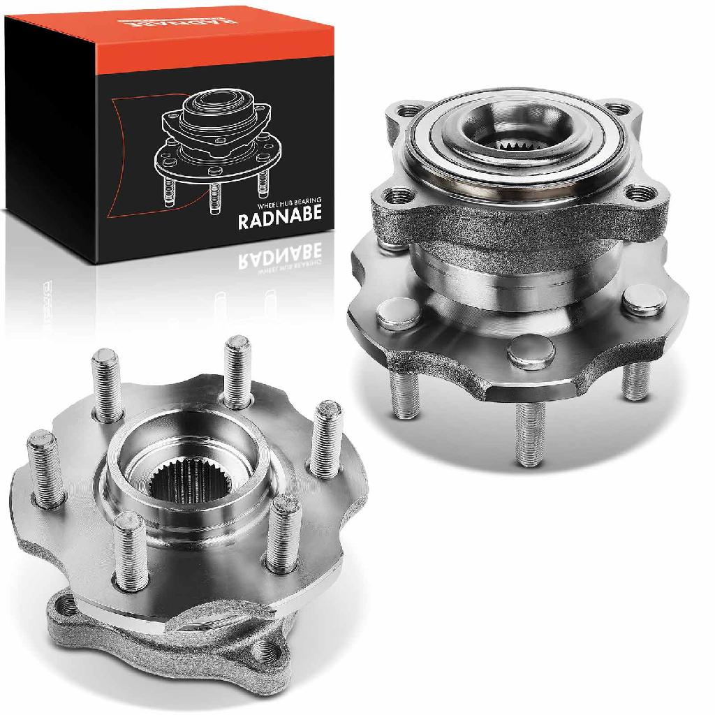 Frankberg 2x Radnabe Radlagersatz Hinterachse beidseitig für Nissan Pathfinder III 2.5L 3.0L 4.0L Bj ab 2005