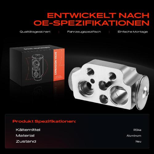 1x Expansionsventil Klimaanlage für VW Touareg 7L6 7L7 7LA Audi Q7 4LB Bild 1x Expansionsventil Klimaanlage für VW Touareg 7L6 7L7 7LA Audi Q7 4LB