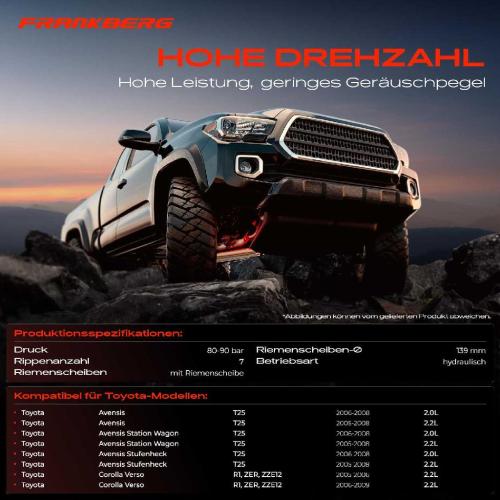 1x Servopumpe hydraulisch für Toyota Avensis T25 Corolla Verso 2.0L 2.2L Bild 1x Servopumpe hydraulisch für Toyota Avensis T25 Corolla Verso 2.0L 2.2L