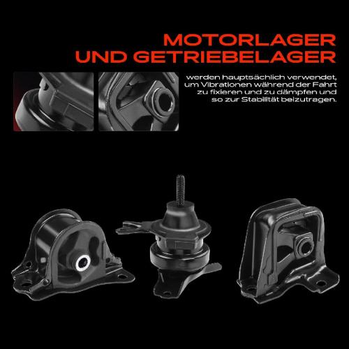 2x Motorlager Getriebelagerlager Vorne für Honda Accord VI Hatchback CF CG CH CL CK 2.3L Bild 2x Motorlager Getriebelagerlager Vorne für Honda Accord VI Hatchback CF CG CH CL CK 2.3L