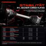 1x Antriebswelle Vorderachse Rechts für Citroën Jumpy Bus Toyota Proace Bus Kasten Verso Bus Peugeot