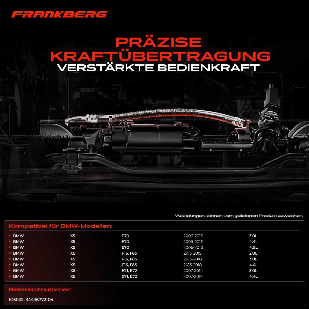 1x Seilzug Feststellbremse Hinterachse rechts für BMW X5 E70 F15 F85 X6 E71 E72 2.0L-4.8L