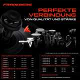 10x Befestigungsclips Stoßfänge für KIA Sorento I II Nissan Hyundai