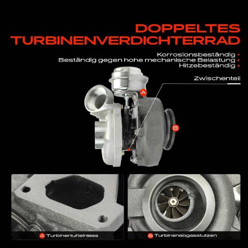 1x Abgasturbolader für Mercedes-Benz E-Klasse W210 E-Klasse T-Model S210 M-Klasse W163 2.7L 1999-2005 Bild 1x Abgasturbolader für Mercedes-Benz E-Klasse W210 E-Klasse T-Model S210 M-Klasse W163 2.7L 1999-2005