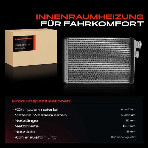 1x Wärmetauscher Innenraumheizung für Peugeot 407 Partner Citroën C5 Berlingo C4 C6 Bild 1x Wärmetauscher Innenraumheizung für Peugeot 407 Partner Citroën C5 Berlingo C4 C6