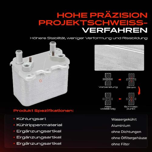 1x Ölkühler Motoröl für Mercedes-Benz G-Klasse W463 AMG G 63 G 300 350 400 Bild 1x Ölkühler Motoröl für Mercedes-Benz G-Klasse W463 AMG G 63 G 300 350 400