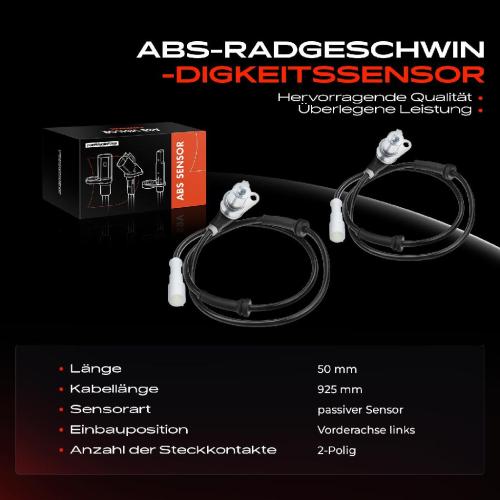 Frankberg 2x ABS Sensor Vorderachse links f r BMW 3er E30 3er Cabriolet 3er Touring 1.8L 1.6L 2.0L 1982-1994 Bild Frankberg 2x ABS Sensor Vorderachse links f r BMW 3er E30 3er Cabriolet 3er Touring 1.8L 1.6L 2.0L 1982-1994