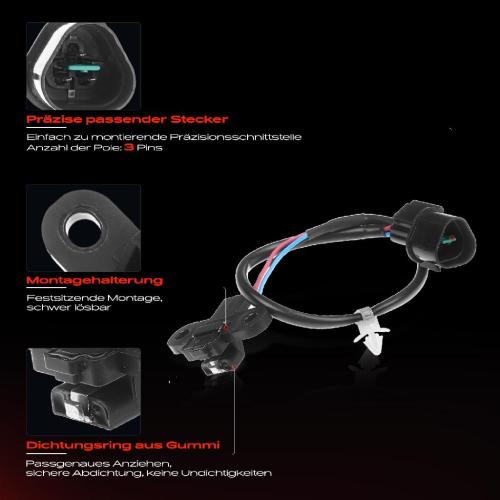 1x Kurbelwellensensor Impulsgeber für Mitsubishi Outlander I CU W 2002-2006 2.0L 2.4L Bild 1x Kurbelwellensensor Impulsgeber für Mitsubishi Outlander I CU W 2002-2006 2.0L 2.4L
