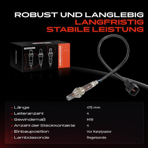 1x Lambdasonde Regelsonde Vor Katalysator für Mitsubishi Carisma DA Colt V Pajero II 3.0L Bild 1x Lambdasonde Regelsonde Vor Katalysator für Mitsubishi Carisma DA Colt V Pajero II 3.0L