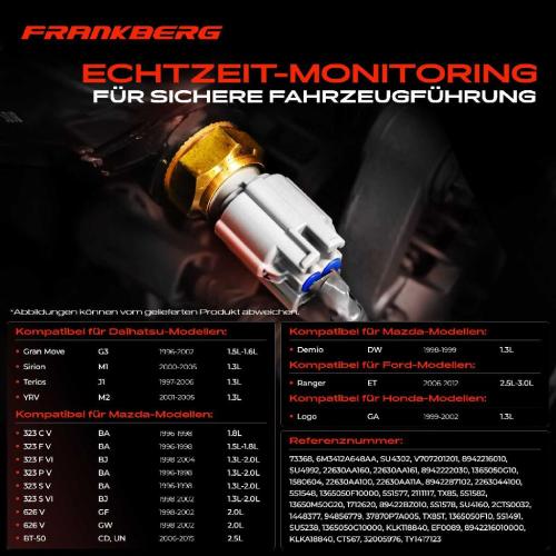 Frankberg 1x Kühlmitteltemperatur Sensor Temperatursensor für Toyota Corolla Subaru Forester Bild Frankberg 1x Kühlmitteltemperatur Sensor Temperatursensor für Toyota Corolla Subaru Forester