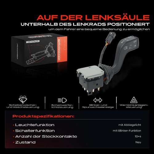 1x Kombischalter Lenkstockschalter für Opel Omega B V94 Sintra APV Vectra B J96 1.6L Bild 1x Kombischalter Lenkstockschalter für Opel Omega B V94 Sintra APV Vectra B J96 1.6L