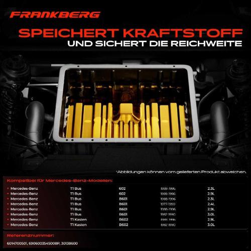 1x Kraftstofftank Kraftstoffbehälter für Mercedes-Benz T1 Kasten Bus 602 601 611 Bild 1x Kraftstofftank Kraftstoffbehälter für Mercedes-Benz T1 Kasten Bus 602 601 611