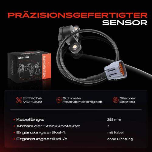 1x Kurbelwellensensor Impulsgeber für Mazda 323 VI 626 V MPV II Premacy Bild 1x Kurbelwellensensor Impulsgeber für Mazda 323 VI 626 V MPV II Premacy