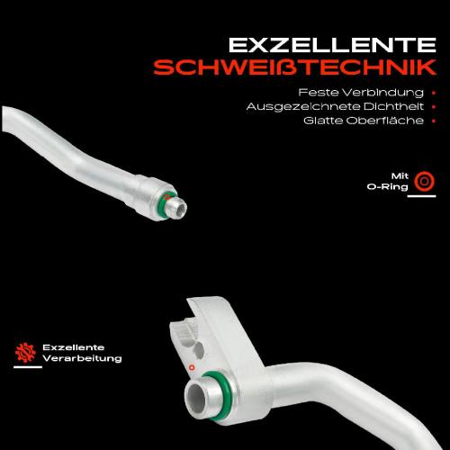 1x Hochdruckleitung Niederdruckleitung Klimaanlage für Opel Vectra B J96 31 38 1995-2003 Bild 1x Hochdruckleitung Niederdruckleitung Klimaanlage für Opel Vectra B J96 31 38 1995-2003
