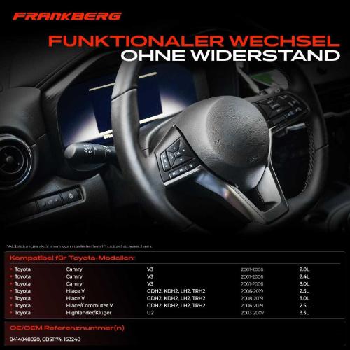 1x Kombischalter Lenkstockschalter für Toyota Camry Stufenheck V3 Hiace V GDH2 Bild 1x Kombischalter Lenkstockschalter für Toyota Camry Stufenheck V3 Hiace V GDH2