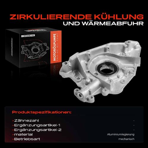 Frankberg 1x Ölpumpe für Citroën C4 C5 C8 Fiat Ulysse Peugeot 206 307 406 1.8L-2.0L Bild Frankberg 1x Ölpumpe für Citroën C4 C5 C8 Fiat Ulysse Peugeot 206 307 406 1.8L-2.0L