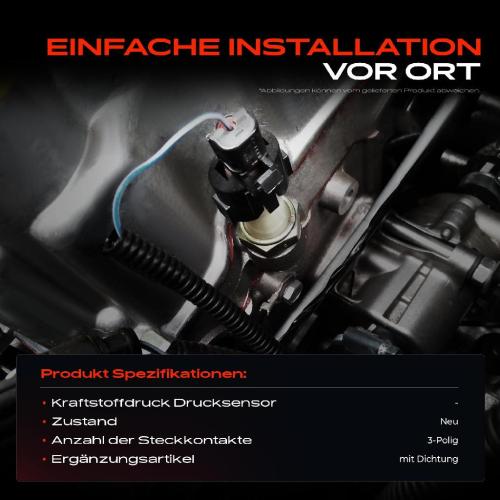 1x Sensor Kraftstoffdruck Drucksensor für VW Golf IV V Passat Audi A3 8P 1.6L 2.0L Bild 1x Sensor Kraftstoffdruck Drucksensor für VW Golf IV V Passat Audi A3 8P 1.6L 2.0L