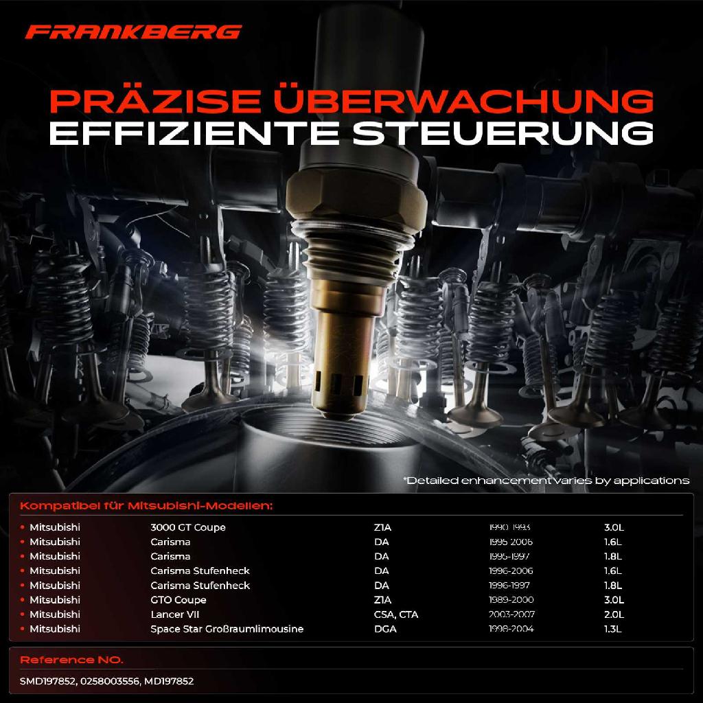 1x Lambdasonde Regelsonde Vor Katalysator für Mitsubishi Space Star DGA Carisma DA Lancer