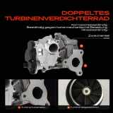 1x Abgasturbolader für Subaru Trezia Toyota Auris Kasten/Schrägheck Kombi Van Corolla Stufenheck