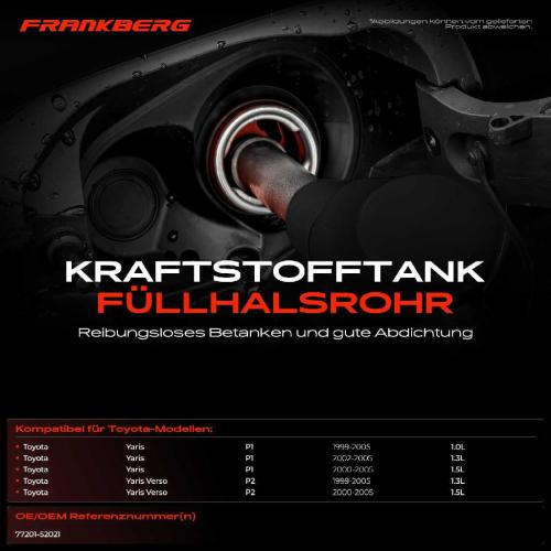 1x Kraftstoffeinfüllrohr Einfüllstutzen für Toyota Yaris Verso P1 P2 1.3L Bild 1x Kraftstoffeinfüllrohr Einfüllstutzen für Toyota Yaris Verso P1 P2 1.3L