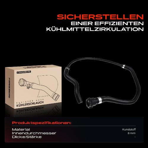 1x Kühlerschlauch Kühlwasserschlauch für BMW E81 E87 E88 118 120 E90 E91 E92 E93 316 318 320 X1 Bild 1x Kühlerschlauch Kühlwasserschlauch für BMW E81 E87 E88 118 120 E90 E91 E92 E93 316 318 320 X1