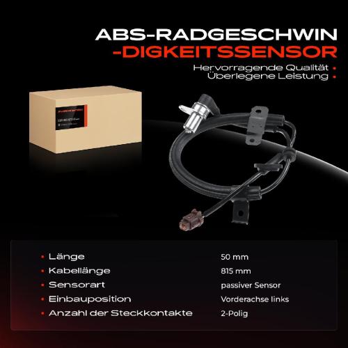 Frankberg 1x ABS Sensor Vorderachse links für Nissan Almera I N15 Almera I Hatchback 1.4L 1.6L 2.0L 1995-1998 Bild Frankberg 1x ABS Sensor Vorderachse links für Nissan Almera I N15 Almera I Hatchback 1.4L 1.6L 2.0L 1995-1998