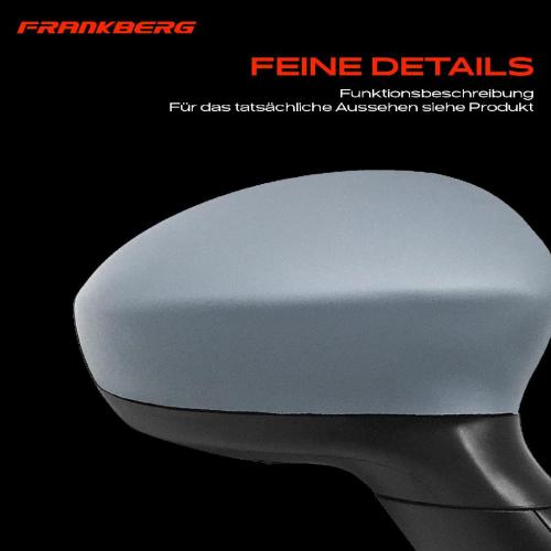 Frankberg 1x Außenspiegel Rechts für Fiat 500/595/695 312 0.9L 1.0L 1.2L 1.4L Bj ab 2007 Bild Frankberg 1x Außenspiegel Rechts für Fiat 500/595/695 312 0.9L 1.0L 1.2L 1.4L Bj ab 2007