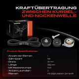 1x Zahnriemensatz Zahnriemen für Opel Astra F CC Corsa B Tigra Vectra B CC Caravan