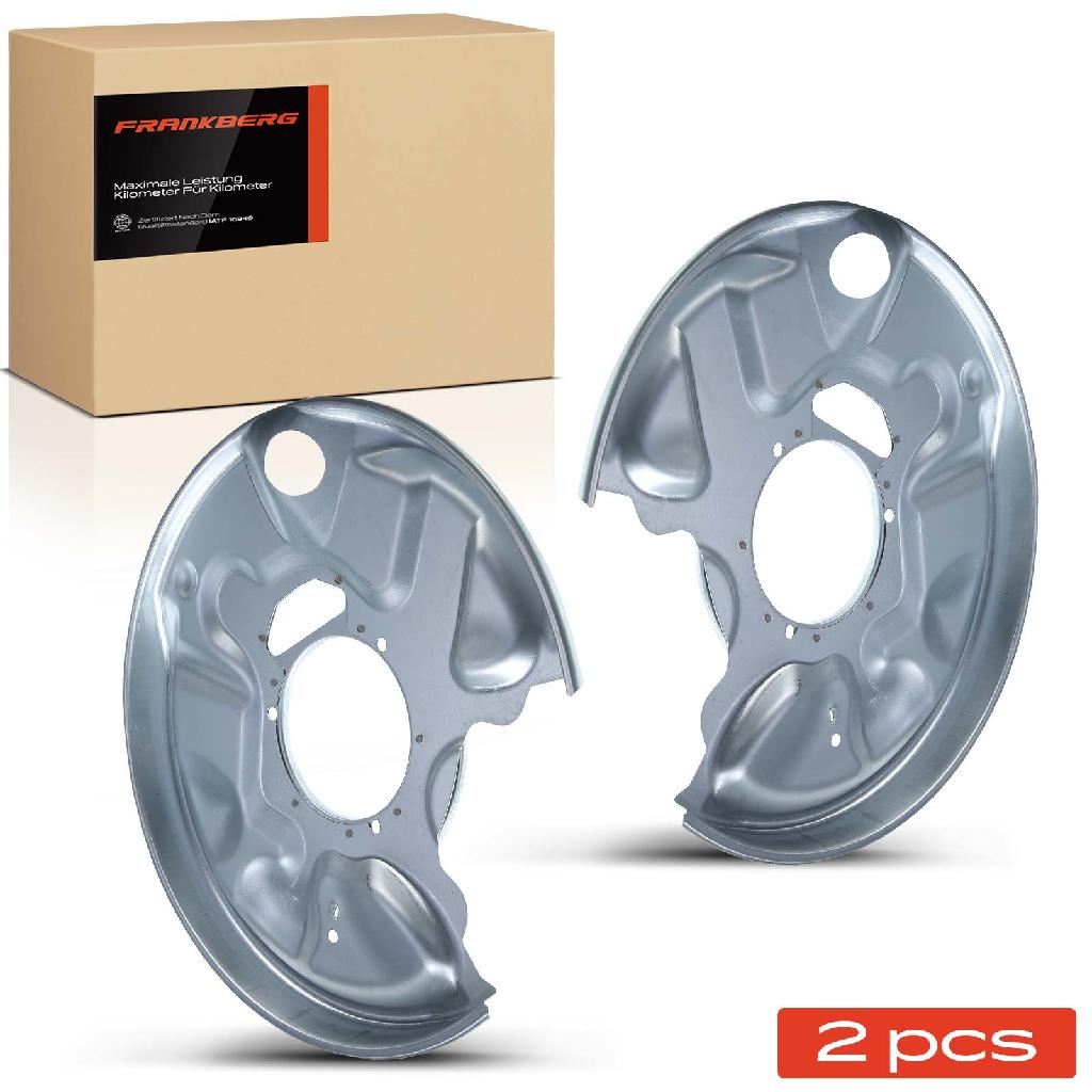 Frankberg 2x Ankerblech Bremsscheibe Hinterachse Beidseitig für Mercedes-Benz 124 Stufenheck W124 S124 W202 S202 A208