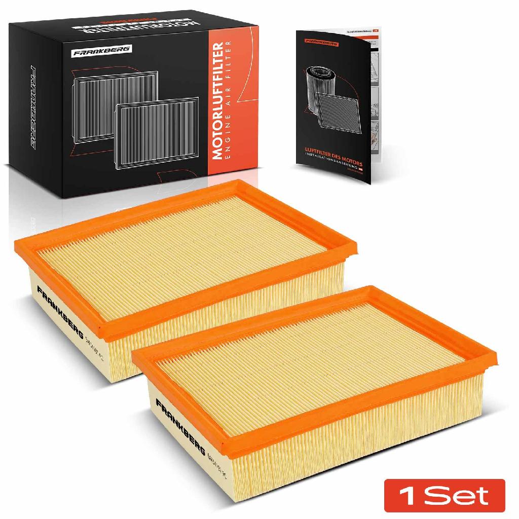 2x Luftfilter Filtereinsatz für Peugeot 307 3A/C 3H 308 4C Citroën C4 1.8L 2.0L