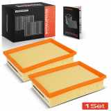 2x Luftfilter Filtereinsatz für Peugeot 307 3A/C 3H 308 4C Citroën C4 1.8L 2.0L