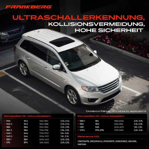 Frankberg 2x Parksensor PDC Sensor Hinten für Volvo 940 960 C70 S40 S60 S70 V50 V70 XC70 Bild Frankberg 2x Parksensor PDC Sensor Hinten für Volvo 940 960 C70 S40 S60 S70 V50 V70 XC70